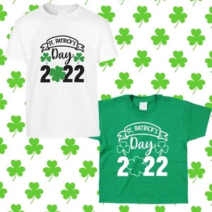 Camiseta para niños Día de San Patricio 2022 Irlanda Irlanda Eire Fiesta Regalo Niños Niñas - Imagen 1 de 4