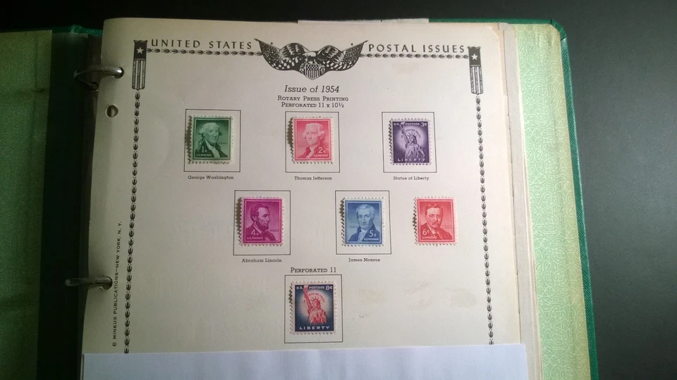 1,2,3,4,5,6,8 CENT PRESIDENTS & LIBERTY VINTAGE UNITED STATES POSTAGE STAMPS LOT - Image 1 of 4