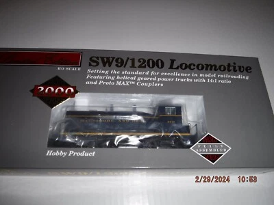 PROTO 2000 HO SW9/1200 BALTIMORE & OHIO #9619 SWITCHER w/SOUND & DCC BRAND NEW! - Image 1 of 4