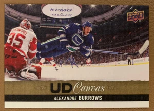 2013-14 Upper Deck UD Canvas Alexandre Burrows #C88 Vancouver Canucks - Picture 1 of 2