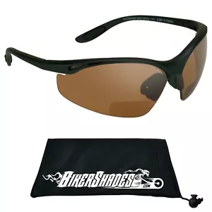 Bifocal HD Blue Blocking Sun Reader Gafas de sol Z87 SPORT Wrap Driving Motorcycle - Imagen 1 de 4