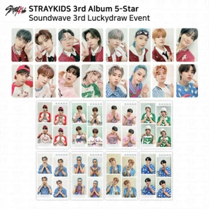 Stray Kids 3. Mini Album 5 Sterne Soundwave 3. Luckydraw Fotokarte 4 Schnitt Foto - Bild 1 von 72