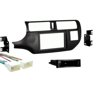Fits Kia Rio 2016-2017 DIN Stereo Radio Install Dash Kit Matte Push Start New - Picture 1 of 3