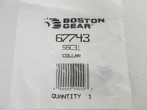 **NEW** Boston Gear SSC31(67743) Stainless Steel 5/16" Setscrew Shaft Collar - Picture 1 of 4