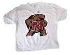 Maryland Terrapins Terps NCAA Team Logo Short Sleeve White T-Shirt  XL 