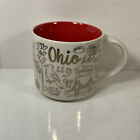 2018 Starbucks OHIO Been There Series 14 oz Mug NEW  With Tags White Gold Red