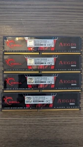 G.Skill AEGIS DDR4 kit 64 GB: 4 x 16 GB DIMM 288-pin F4-3200C16Q-64GIS - Picture 1 of 1
