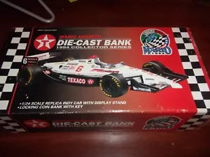 Texaco Havoline Racing Mario Andretti Die-Cast Bank 1994 serie da collezione - Foto 1 di 3
