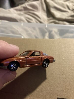 Vintage TOMY Tomica #50 Copper Brown Mazda Savanna RX-7 1/60 Diecast Japan. PICS - Image 1 of 4