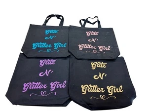 Large Glitz N' Glitter Personalized Bag 16" x 17" - Picture 1 of 4