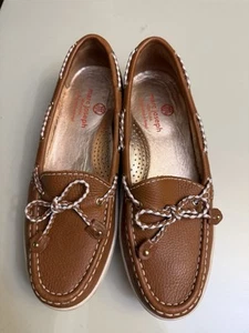 Zapatos Mocasines Marc Joseph New York Pacific Cuero Barco Hechos a Mano Brasil Talla 7 - Imagen 1 de 10
