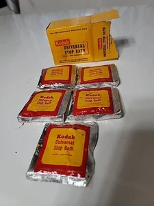 KODAK UNIVERSAL STOP BATH, BOX WITH TEN PACKETS, FOR DISPLAY ONLY - Picture 1 of 7