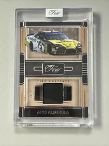 2025 Panini Turn Four Aric Almirola Tire Swatches Relic /99  - Picture 1 of 2