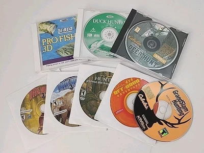Vintage Outdoor PC Game Lot 8 Games, Hunting, Fishing, Off Road - Image 1 of 4