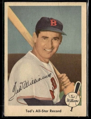 L58.541 - 1959 Fleer Ted Williams #63 AS Record con coche Foto 1 de 2