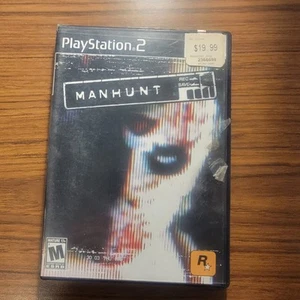 Manhunt PS2 PlayStation 2 W/ Case and Manual Tested - Picture 1 of 2