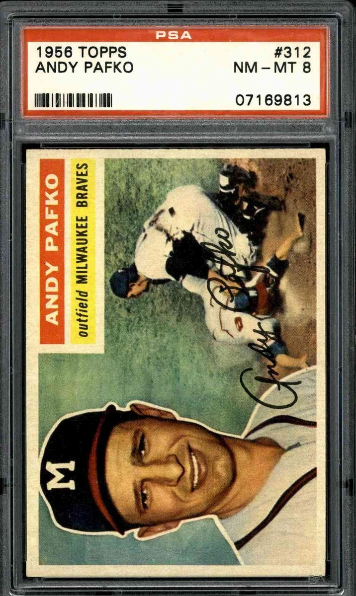 Topps Andy Pafko Baseball 1956 Season Sports Trading Cards