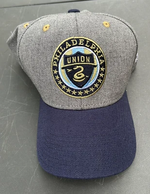 Philadelphia Union Sombrero Gris Azul Correa Gorra Adidas Fútbol MLS Deportes Fútbol Foto 1 de 4