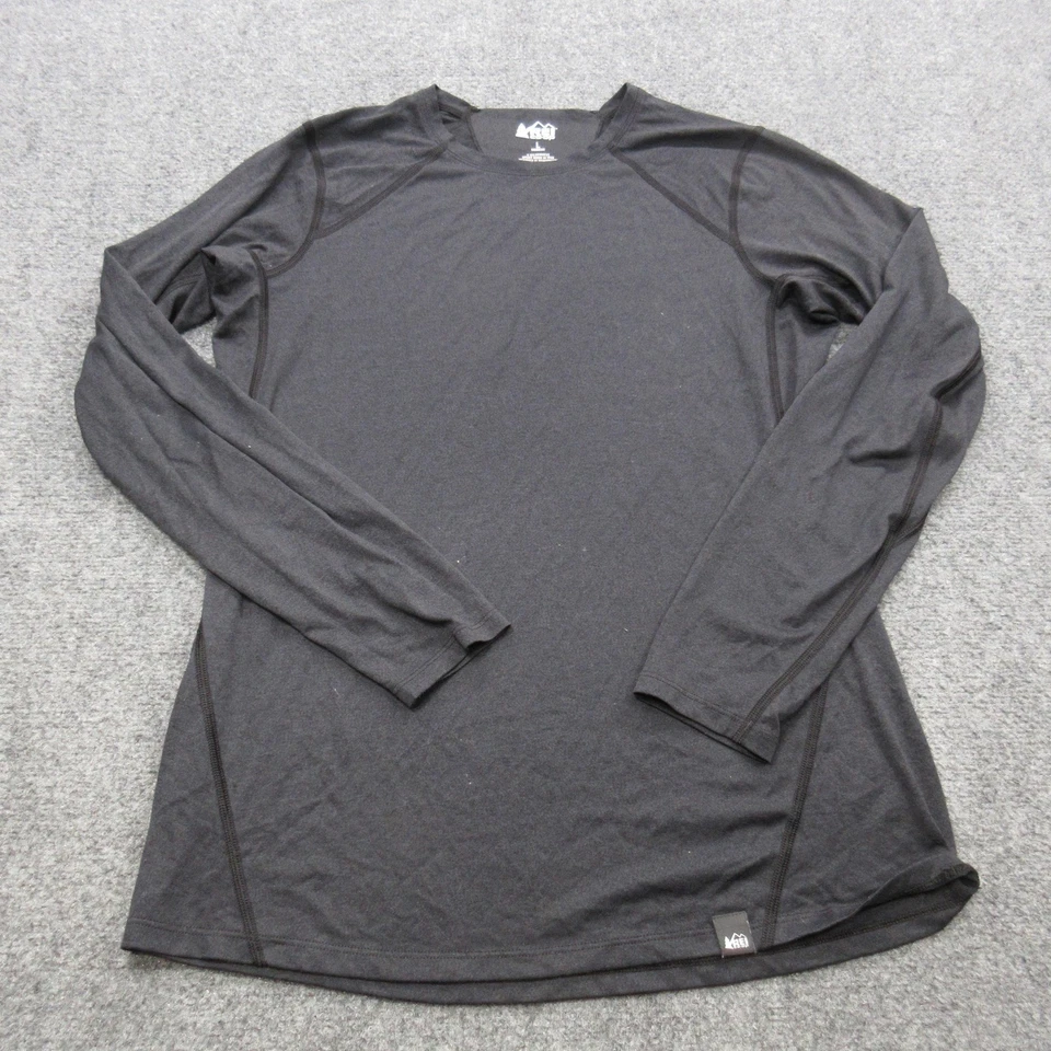 Camisa REI Coop Mujer Grande Manga Larga Rendimiento Poliéster Exterior Senderismo Foto 1 de 4