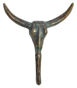 Rustic Gold Skull Hook - Picture 1 of 1