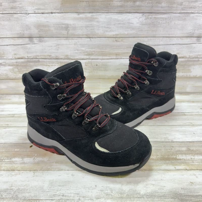 Botas de caminhada LL Bean camurça preta sapatos masculinos tamanho 11 W - Imagem 1 de 4