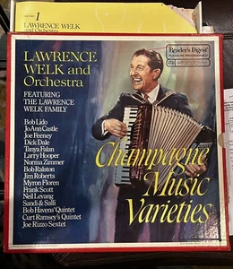 Lawrence Welk and Orchestra Champagne Music Varieties, Box Set Of 6 Lps - Picture 1 of 3