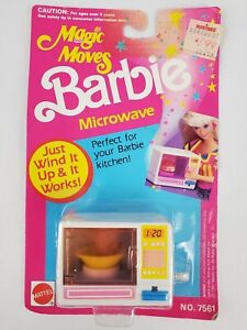 Vintage Arco Mattel Barbie Magic Moves Wind Up Microwave 1988