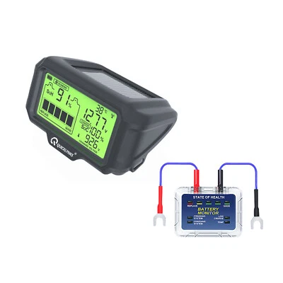 Smart Auto Lead-acid Batterie Monitor Tester 12V, Monochrome LCD with Backlight - Bild 1 von 4