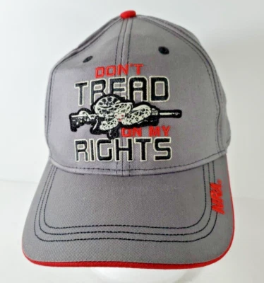 NRA Don't Tread On My Rights Coiled Rattlesnake Hat Cap Buckwear - Image 1 of 4