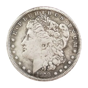 1878 USA Morgan Silver coin Copper Core Antique Silver Old Craft 38mm - Picture 1 of 12