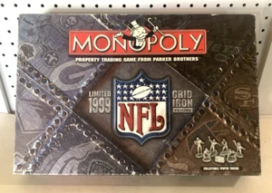 Monopoly NFL Grid Iron Edition Complete Parker Brothers 1999 Football - Picture 1 of 13