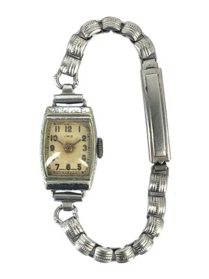 VINTAGE SWISS LADIES ORIS TANK WATCH WITH 7 JEWEL CAL 410 MOVEMENT - Image 1 of 4