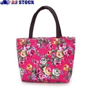 Zipper Handbags Flower Bucket Bag Durable Shoulder Bags Women - Picture 1 of 16