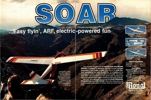 Royal PowerSoar RC Glider Print Ad Ephemeral Wall Art Decor - Picture 1 of 1