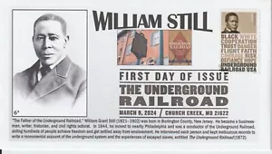 6° Cachets 5836 Underground Railroad William Still Philadelphia Historian - Bild 1 von 1