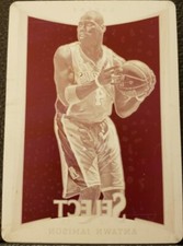 ANTAWN JAMISON 2012-13 Panini Select PRINTING PLATE #1/1 Antwan Lakers Warriors