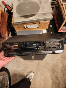 Vintage Pioneer CT-1270WR Dolby Double Deck Stereo Cassette Tape Player/Recorder - Picture 1 of 5