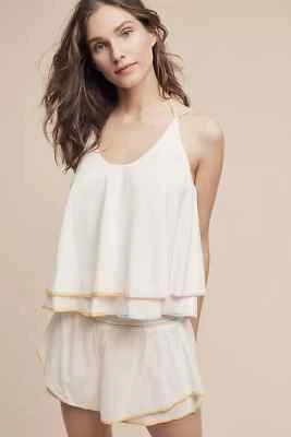 Shorts de dormir Anthropologie Eloise colorblock em camadas tamanho M novo somente shorts - Imagem 1 de 4