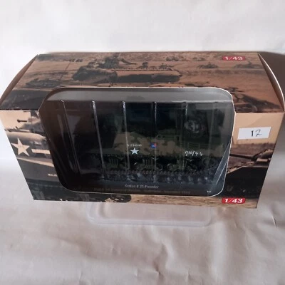 12-Tank Sexton II 25 Pounder Self Propelled Gun Nederlands 1944 1/43 Altaya - Immagine 1 di 3