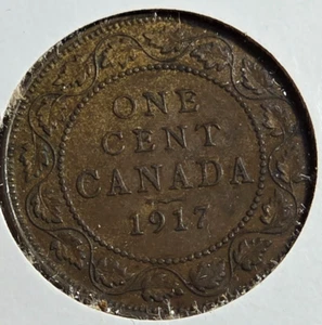 1917 Canada Large Cent - Uncirculated Beauty 100+ Year-Old! RARE GRADE! - Picture 1 of 2