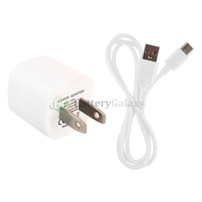 Cargador de Pared Mini+USB Tipo-C Cable para Samsung Galaxy A10e/A20/A3 A5 A7/A50/Pliegue Foto 1 de 4