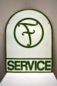 Vintage Force Motors Double Sided Porcelain Enamel Service Sign 24x18 Automobile - Picture 1 of 5