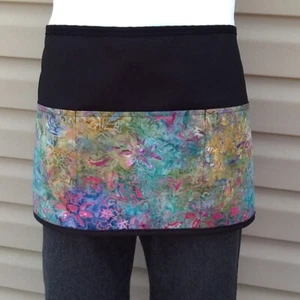 Cute Tie-dye server waitress waist apron 3 pocket restaurant Janets Aprons - Picture 1 of 3