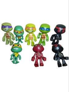 TMNT Teenage Mutant Ninja Turtles Sonic Wacky Pack Kids Meal Toys Set Of 8
