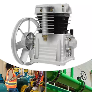 Air Compressor Pump Head Single Stage Twin Cylinder Air Compressor Pump Head - Picture 1 of 10