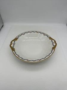 Vtg P.L. Limoges France Martial Redon Hand Painted Plate With Delicate Florals - Picture 1 of 8
