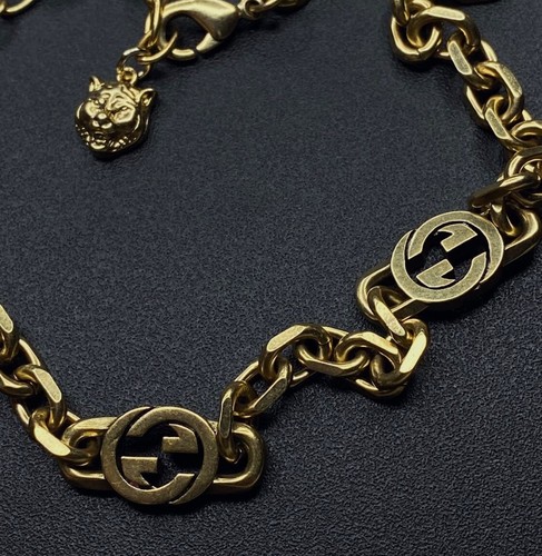 Gucci Bracciale Ad Incastro G Oro 19cm
