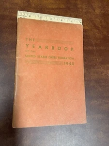 1945 U.S. Chess Federation Yearbook Vintage RARE PB VG  - Bild 1 von 7
