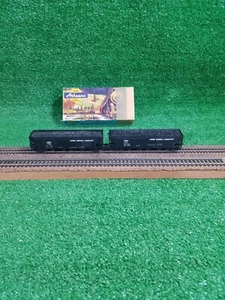 (2) Verbesserter Athearn 70127 HO 4-Bay Kohle Hopper mit Kohleladung benutzerdefinierte Aufkleber - Bild 1 von 12