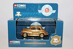 Corgi Classics Fifty Years #02002 Morris Minor Gold Plated 50th Anniversary - Picture 1 of 6